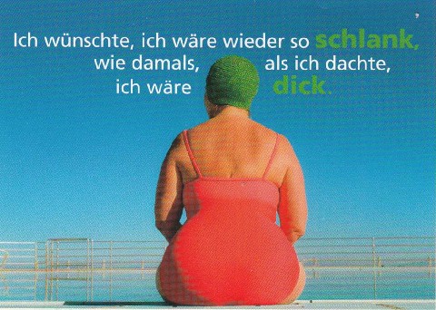 Schlank und dick Schlank und dick